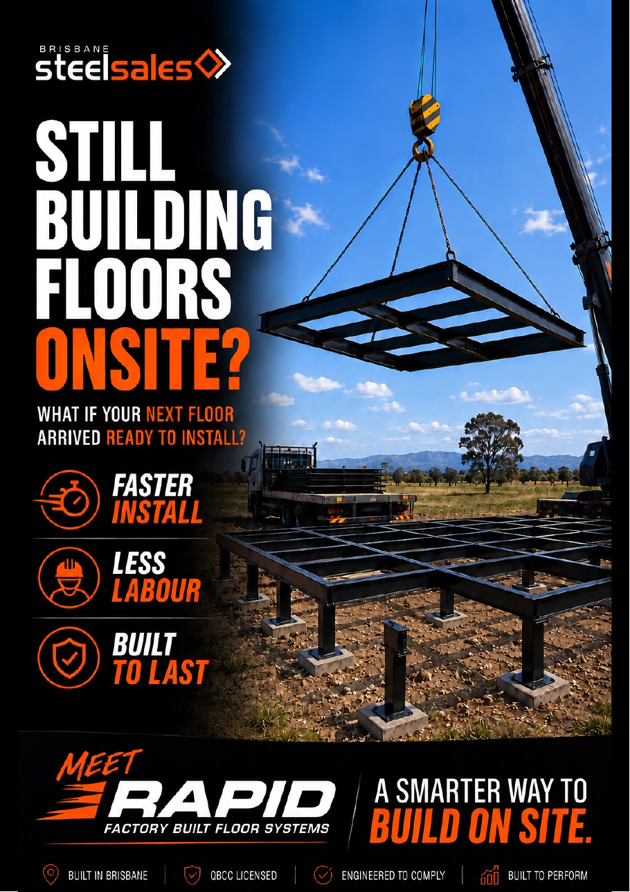 Cover of the RAPID factory built floor systems brochure